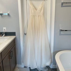 SOLD Leanne Marshall Gabrielle silk wedding dress